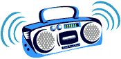 Boom box radio